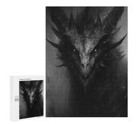 Puzzle pour Adolescents 500 PCS Dark Fantasy Dragon Artwork Puzzles pour Adultes Découpe De Précision Stimule Le Cerveau Jeu Amusant Et Stimulant pour Toute La Famille 500 PCS