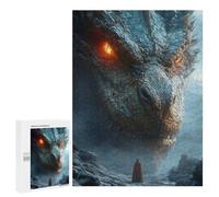 Puzzle pour Adolescents 500 PCS Dragon Encounter Puzzles pour Adultes Jeux De Famille Cadeau d'anniversaire Activités Amusantes À La Maison, 500 PCS