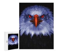 Puzzle pour Adolescents 500 PCS Eagle with Red Eyes Puzzle Anti-Stress, Jouet De Décoration Intérieure, Cadeau Unique d'anniversaire Et De Noël 500 PCS