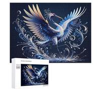 Puzzle pour Adolescents 500 PCS Elegant Crane Artwork Puzzle pour Adultes - Jouet À Monter Soi-même - Défi Difficile - Cadeaux De Noël Et d'anniversaire 500 PCS