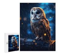 Puzzle pour Adolescents 500 PCS Epic Rainy Barn Owl Puzzles pour Adultes Jeux De Bricolage Analyse Et Logique Jeu Stimulant Cadeaux 500 PCS