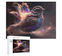 Puzzle pour Adolescents 500 PCS Flaming Feathered Seraphine Puzzle pour Adultes - Jeu Manuel - Décoration Murale - Cadeaux Uniques pour Anniversaire Et Noël 500 PCS