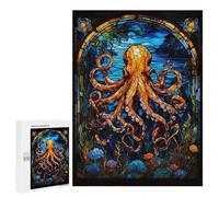 Puzzle pour Adolescents 500 PCS Giant Octopus Jeux De Puzzle en Famille pour S'amuser en Famille Cadeaux d'anniversaire Et Cadeaux Uniques 500 PCS