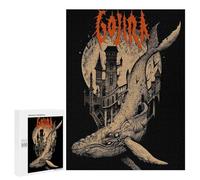 Puzzle pour Adolescents 500 PCS Gothic Whale Castle Puzzle pour Adultes - Jeu Manuel - Décoration Murale - Difficile Et Stimulant 500 PCS