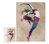 Puzzle pour Adolescents 500 PCS Gymnastics Sport Art Puzzles pour Adolescents - Jouets Anti-Stress - Améliore La Mémoire - Idéal comme Cadeau 500 PCS