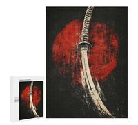 Puzzle pour Adolescents 500 PCS Japanese Sword Art Print-4 Puzzles pour Adultes Découpe De Précision Stimule Le Cerveau Jeu Amusant Et Stimulant pour Toute La Famille 500 PCS