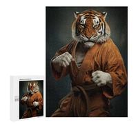 Puzzle pour Adolescents 500 PCS Karate Tiger Puzzles pour Adolescents - Jouets Anti-Stress - Améliore La Mémoire - Idéal comme Cadeau 500 PCS