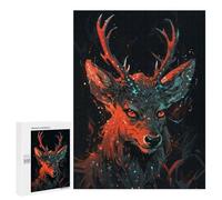 Puzzle pour Adolescents 500 PCS Mystic Deer in The Forest Puzzles pour Adolescents - Jouets Anti-Stress - Améliore La Mémoire - Idéal comme Cadeau 500 PCS