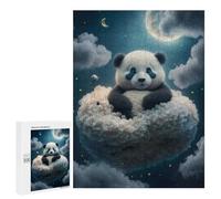 Puzzle pour Adolescents 500 PCS Panda Dreams in Cloudland Puzzles pour Adolescents - Jouets Anti-Stress - Améliore La Mémoire - Idéal comme Cadeau 500 PCS