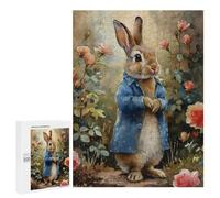 Puzzle pour Adolescents 500 PCS Peter Rabbit in A Garden Jeux De Puzzle en Famille pour S'amuser en Famille Cadeaux d'anniversaire Et Cadeaux Uniques 500 PCS