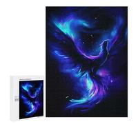 Puzzle pour Adolescents 500 PCS Phoenix Neon Animal Jeux De Puzzle en Famille pour S'amuser en Famille Cadeaux d'anniversaire Et Cadeaux Uniques 500 PCS