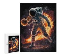 Puzzle pour Adolescents 500 PCS Pièces De Puzzle Basketball Astronaut Space Puzzles pour Adolescents - Décoration Murale - Cadeaux pour Femmes, Amis Et Famille 500 PCS