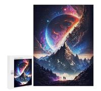 Puzzle pour Adolescents 500 PCS Pièces De Puzzle Everest Galactic Galaxy Puzzles pour Adolescents - Décoration Murale - Cadeaux pour Femmes, Amis Et Famille 500 PCS