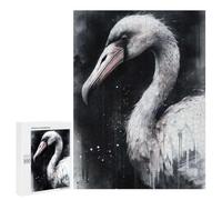 Puzzle pour Adolescents 500 PCS Pièces De Puzzle Flamingo Beauty Watercolor Puzzles pour Adolescents - Décoration Murale - Cadeaux pour Femmes, Amis Et Famille 500 PCS