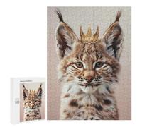 Puzzle pour Adolescents 500 PCS Pièces De Puzzle Little Lynx King Puzzles pour Adolescents - Décoration Murale - Cadeaux pour Femmes, Amis Et Famille 500 PCS
