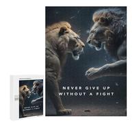 Puzzle pour Adolescents 500 PCS Pièces De Puzzle Never Give Up Motivation Puzzles pour Adolescents - Décoration Murale - Cadeaux pour Femmes, Amis Et Famille 500 PCS