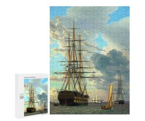 Puzzle pour Adolescents 500 PCS Pièces De Puzzle Russian Ship of The Line Puzzles pour Adolescents - Décoration Murale - Cadeaux pour Femmes, Amis Et Famille 500 PCS