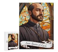 Puzzle pour Adolescents 500 PCS Pièces De Puzzle Saint Ignatius of Loyola Puzzles pour Adolescents - Décoration Murale - Cadeaux pour Femmes, Amis Et Famille 500 PCS