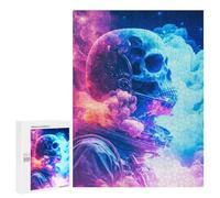 Puzzle pour Adolescents 500 PCS Pièces De Puzzle Skull Astronaut Puzzles pour Adolescents - Décoration Murale - Cadeaux pour Femmes, Amis Et Famille 500 PCS