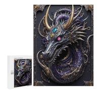 Puzzle pour Adolescents 500 PCS Pièces De Puzzle Steampunk Guardian Dragon Puzzles pour Adolescents - Décoration Murale - Cadeaux pour Femmes, Amis Et Famille 500 PCS