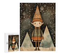 Puzzle pour Adolescents 500 PCS Pièces De Puzzle Vintage Cute Elf Puzzles pour Adolescents - Décoration Murale - Cadeaux pour Femmes, Amis Et Famille 500 PCS