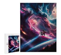 Puzzle pour Adolescents 500 PCS Pink Space Puzzles pour Adultes Jeux De Bricolage Analyse Et Logique Jeu Stimulant Cadeaux 500 PCS