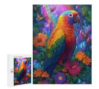 Puzzle pour Adolescents 500 PCS Rainbow Parrot Garden Puzzles pour Adultes Découpe De Précision Stimule Le Cerveau Jeu Amusant Et Stimulant pour Toute La Famille 500 PCS