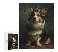 Puzzle pour Adolescents 500 PCS Royal Corgi Portrait-1 Puzzles pour Adultes Découpe De Précision Stimule Le Cerveau Jeu Amusant Et Stimulant pour Toute La Famille 500 PCS