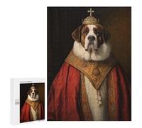 Puzzle pour Adolescents 500 PCS Saint Bernard The Pope Puzzles pour Adolescents - Jouets Anti-Stress - Assemblage De Motifs - Cadeaux Uniques pour Anniversaire Et Noël 500 PCS