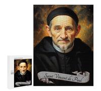 Puzzle pour Adolescents 500 PCS Saint Vincent De Paul Portrait Puzzles pour Adolescents - Jouets Anti-Stress - Améliore La Mémoire - Idéal comme Cadeau 500 PCS