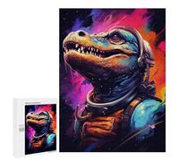 Puzzle pour Adolescents 500 PCS Space Dinosaur Adventure -1 Puzzles pour Adultes Découpe De Précision Stimule Le Cerveau Jeu Amusant Et Stimulant pour Toute La Famille 500 PCS