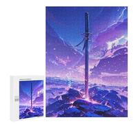 Puzzle pour Adolescents 500 PCS The Purple Shock Blade Puzzles pour Adolescents - Jouets Anti-Stress - Améliore La Mémoire - Idéal comme Cadeau 500 PCS