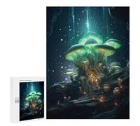 Puzzle pour Adolescents 500 PCS Twilight Mushroom Canopy Puzzle pour Adultes - Jeux Relaxants - Décoration Intérieure - Cadeaux Uniques d'anniversaire Et De Noël 500 PCS