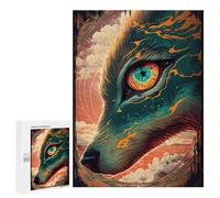 Puzzle pour Adolescents 500 PCS Wolf Folklore Puzzle pour Adultes - Jeu Manuel - Décoration Murale - Difficile Et Stimulant 500 PCS