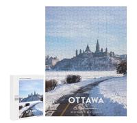Puzzle pour adolescents 500 pièces Ottawa 2 Puzzle pour adultes, jeu de réflexion, décoration parfaite, plaisir pour les activités à la maison, 500 pièces