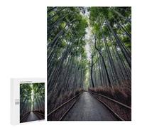 Puzzle pour adolescents 500 pièces Path In The Bamboo puzzle décoration murale unique anniversaire 500 pièces