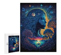 Puzzle pour adolescents 500 pièces Whispering Forest Dreamscape Puzzles pour adultes, jeux amusants, décoration de la maison, cadeaux d'anniversaire et cadeaux uniques 500 pièces