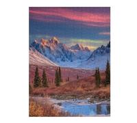Puzzle pour Adolescents 52x38cm/1000pcs Alaska's Winter Wonderland Puzzle À Monter Soi-même - Jouets pour Améliorer La Mémoire - Cadeaux Uniques pour Un Anniversaire Ou Noël 52x38cm/1000pcs