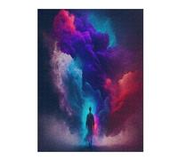 Puzzle pour Adolescents 52x38cm/1000pcs Colorful Clouds A Mystical Journey -1 Puzzles pour Adultes Jouets Anti-Stress Décoration Murale Activités Amusantes À La Maison, 52x38cm/1000pcs