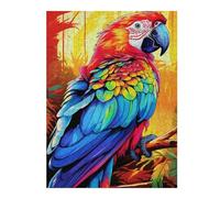 Puzzle pour Adolescents 52x38cm/1000pcs Colorful Macaw Parrot Art Jeu De Puzzle pour Adultes - Casse-tête - Décoration Parfaite - Interaction Parent-Enfant 52x38cm/1000pcs