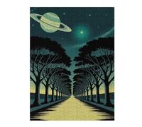 Puzzle pour Adolescents 52x38cm/1000pcs Cosmic Tree-Lined Road to The Stars Puzzle pour Adultes, Jouet, Décoration Murale, Défi Difficile, Activités Amusantes À La Maison 52x38cm/1000pcs