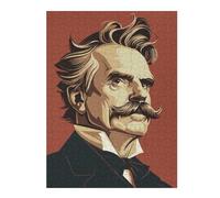 Puzzle pour Adolescents 52x38cm/1000pcs Friedrich Nietzsche Puzzles pour Adolescents - Décoration Murale - Améliore La Mémoire - Cadeaux De Noël Et d'anniversaire 52x38cm/1000pcs