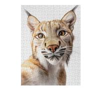 Puzzle pour Adolescents 52x38cm/1000pcs Lynx Selfie Puzzle pour Adultes, Jouet, Décoration Murale, Défi Difficile, Activités Amusantes À La Maison 52x38cm/1000pcs