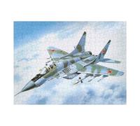 Puzzle pour Adolescents 52x38cm/1000pcs Mig29 Fulcrum Puzzle À Monter Soi-même - Jouets pour Améliorer La Mémoire - Cadeaux Uniques pour Un Anniversaire Ou Noël 52x38cm/1000pcs