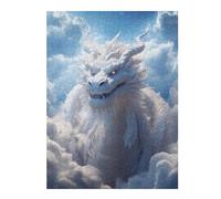 Puzzle pour Adolescents 52x38cm/1000pcs Mystical Cloud Dragon Puzzle pour Adultes - Jouets À Monter Soi-même - Défi Difficile - Cadeaux De Noël Et d'anniversaire 52x38cm/1000pcs