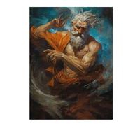 Puzzle pour Adolescents 52x38cm/1000pcs Oceanic Titan Ancient Sea God Puzzle pour Adultes Jeux Relaxants Décoration Parfaite Difficile À Compléter 52x38cm/1000pcs