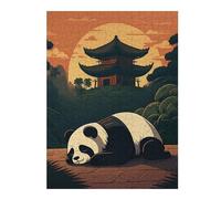 Puzzle pour Adolescents 52x38cm/1000pcs Panda Bamboo Japan Puzzles pour Adolescents Jeux Relaxants Course De Vitesse Manuelle Difficile Et Stimulant 52x38cm/1000pcs