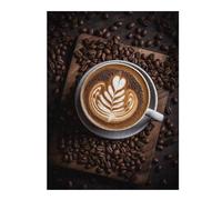 Puzzle pour Adolescents 52x38cm/1000pcs Pièces De Puzzle Coffee Latte Art Puzzles pour Adultes, Jouet, Décoration Murale, Améliore La Mémoire, Difficile À Compléter 52x38cm/1000pcs