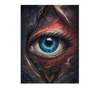 Puzzle pour Adolescents 52x38cm/1000pcs Pièces De Puzzle Eye of The Beholder Mystic Vision Puzzles pour Adultes Jeu Manuel Décoration Parfaite Défi À Compléter 52x38cm/1000pcs
