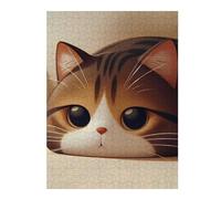 Puzzle pour Adolescents 52x38cm/1000pcs Pièces De Puzzle Kawaii Kitty Puzzles pour Adultes, Jouet, Décoration Murale, Améliore La Mémoire, Difficile À Compléter 52x38cm/1000pcs